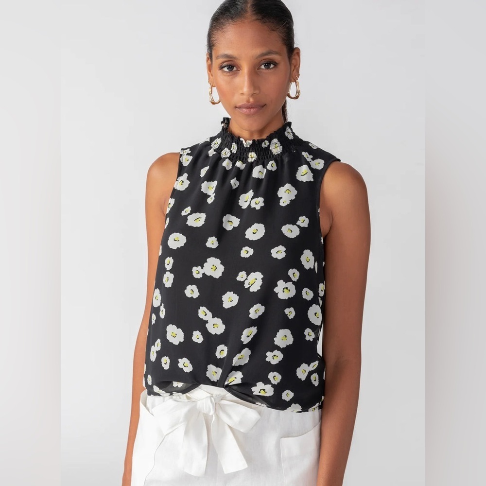 Sanctuary sleeveless blouse - Flower Illusion - Size Large - NWT